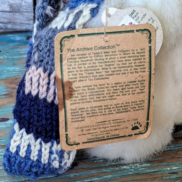 Boyds Bears Marvin P Snowberry 9136-01 Plush Teddy Snowman - Picture 6 of 9